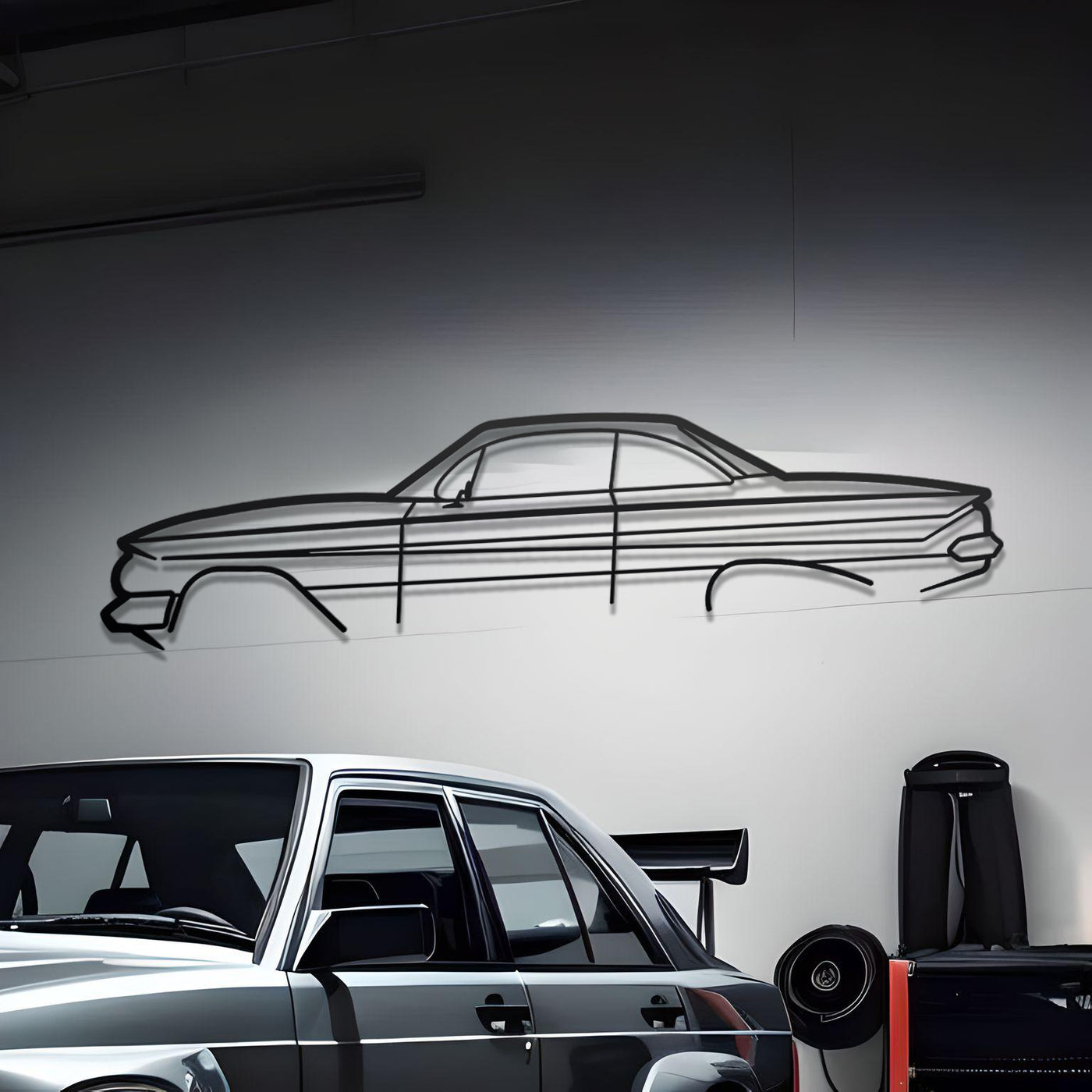 1961 Chevrolet Impala Metal Wall Decor