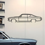 1969 Chevrolet Chevelle SS Metal Silhouette