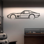1969 Corvette Stingray Metal Silhouette