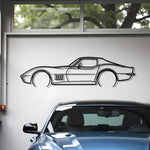 1969 Corvette Stingray Metal Silhouette