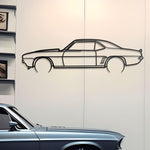 1969 Chevrolet Camaro Z28 Detailed Metal Silhouette