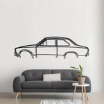 1969 Escort MK1 Metal Silhouette