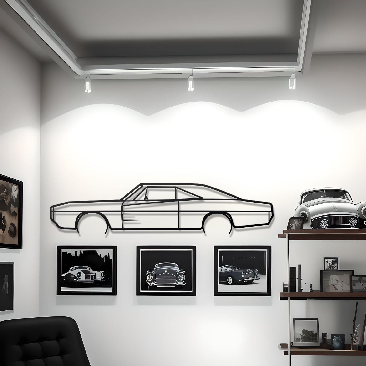 1970 Dodge Charger Metal Wall Decor