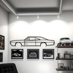 1970 Dodge Charger Metal Wall Decor