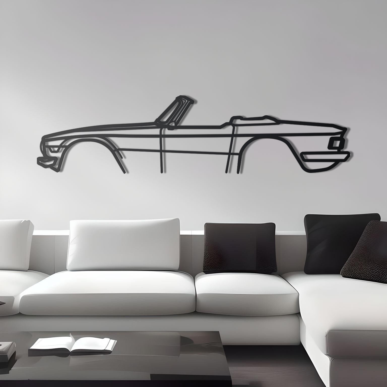 Triumph TR6 1974 Detailed Metal Wall Decor