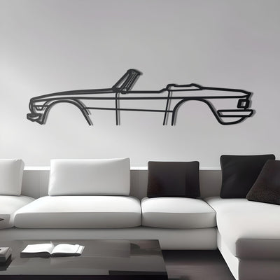Triumph TR6 1974 Detailed Metal Wall Decor