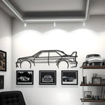 1982 Mercedes 190E Metal Wall Decor