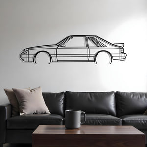 1985 Mustang GT Metal Silhouette