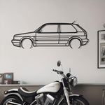 1987 Volkswagen Golf GTI Mk2 Metal Silhouette