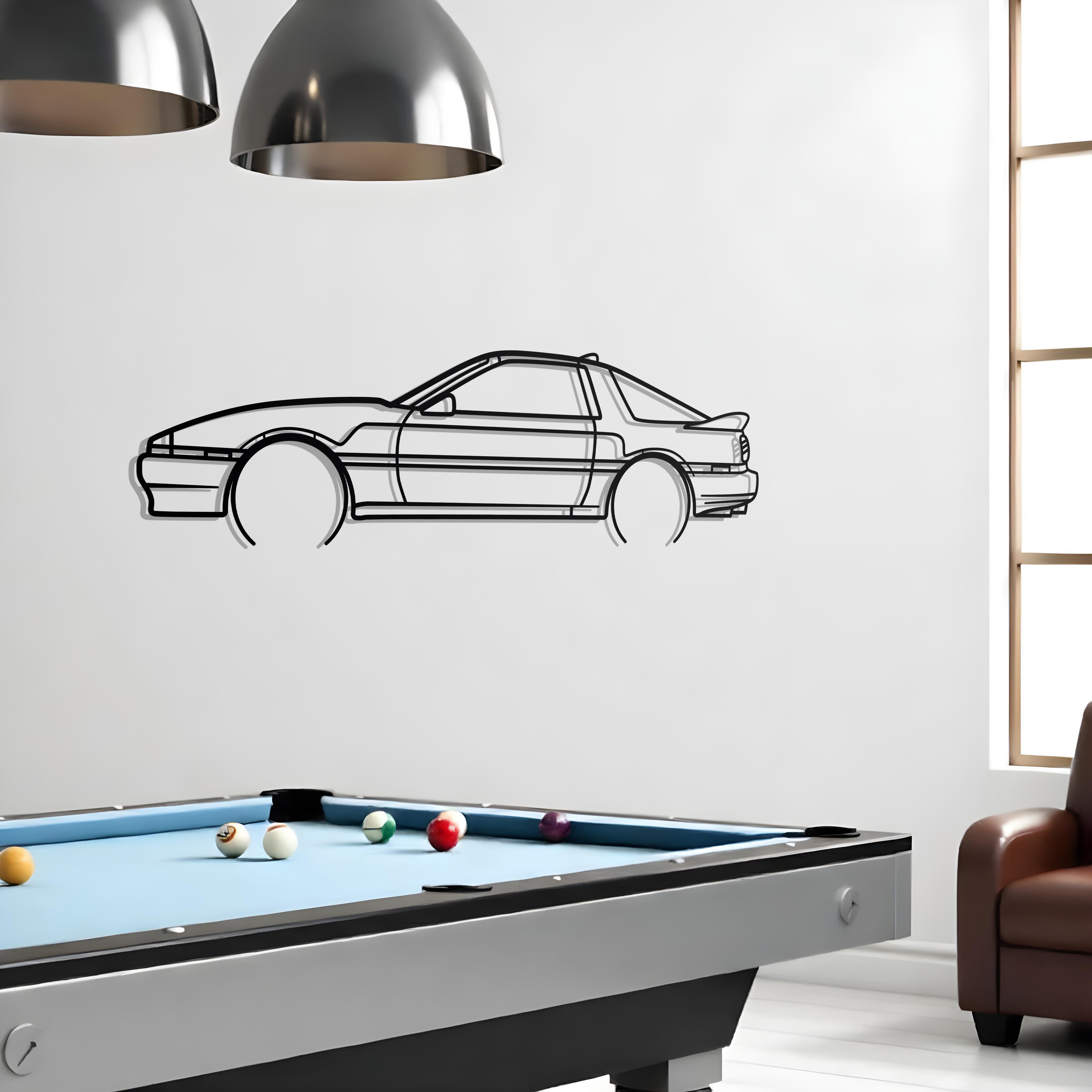 1992 Toyota Supra MK3 Metal Wall Decor