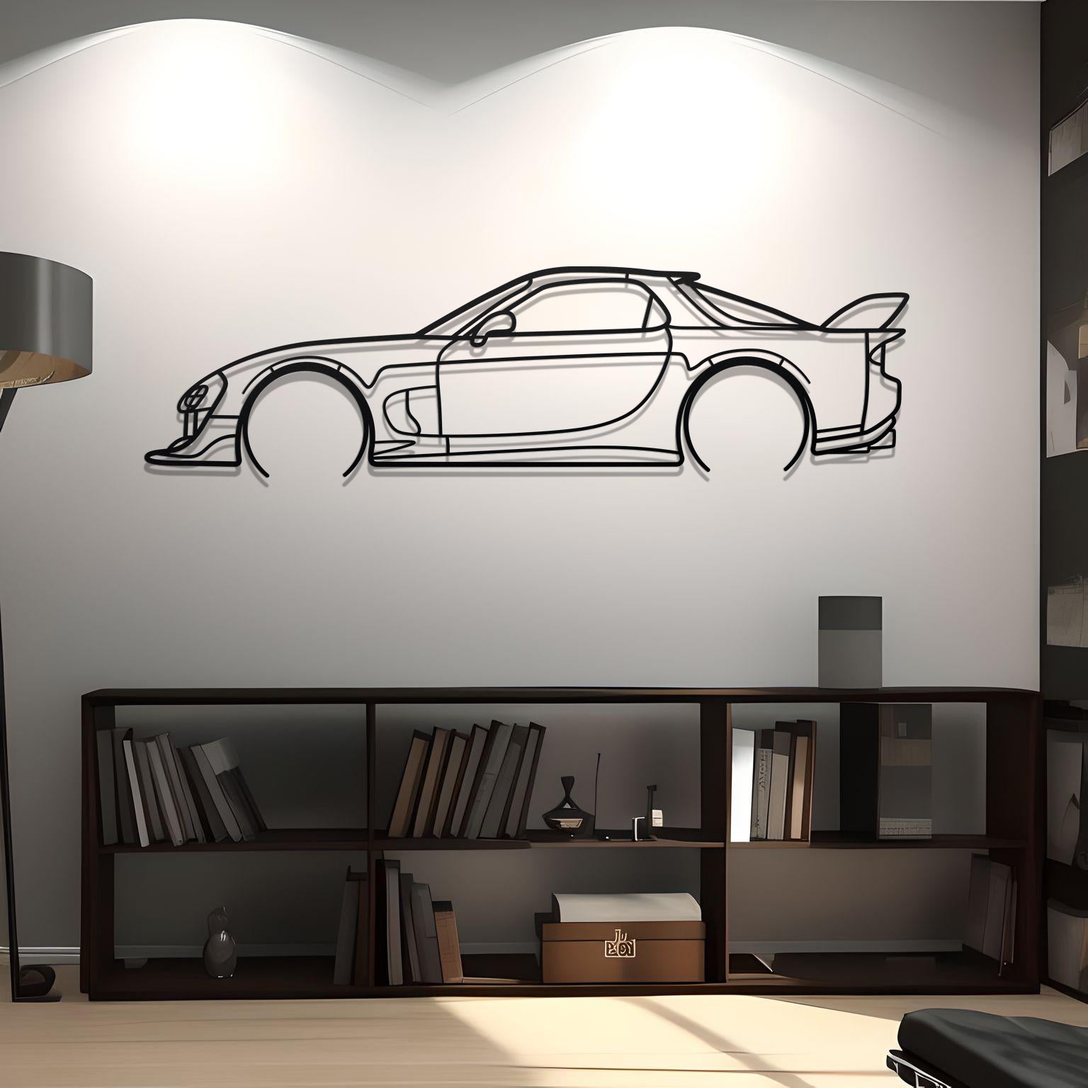 1994 Mazda RX-7 Kit Metal Silhouette