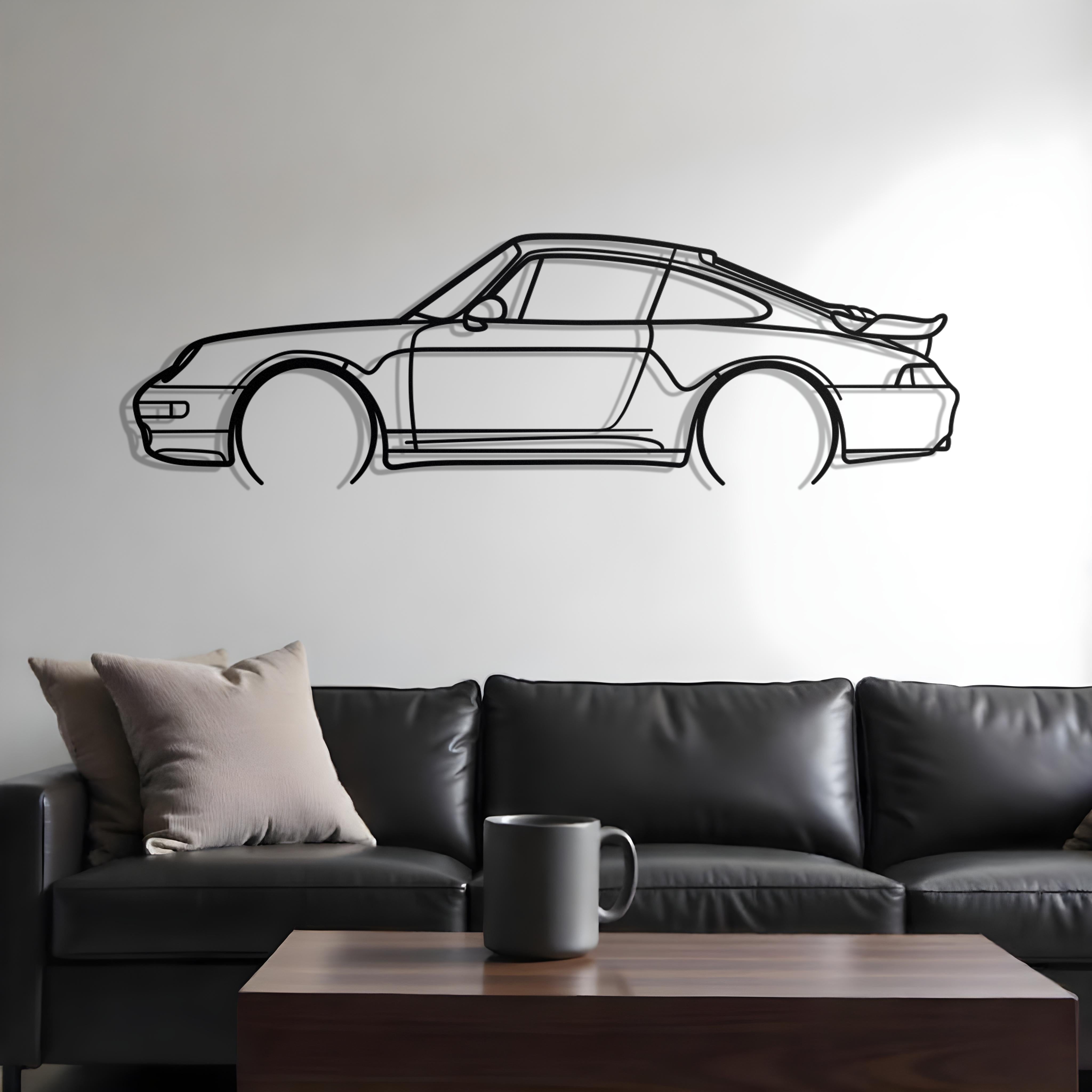 1995 Porsche 911 (993) Turbo Metal Silhouette