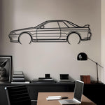 1995 Nissan Skyline R32 GTR Metal Wall Decor