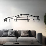 1999 Camaro SS Detailed Metal Car Silhouette