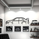 1999 Mitsubishi Lancer Evolution VI (Evo 6) Metal Wall Decor