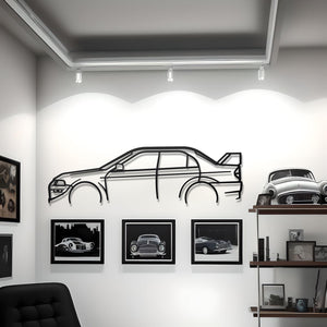 1999 Mitsubishi Lancer Evolution VI (Evo 6) Metal Wall Decor