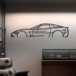 2005 Chevrolet Corvette C6 Metal Wall Art