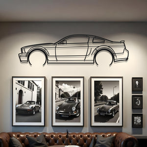 2005 Ford Mustang GT Metal Car Silhouette