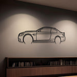 2013 BMW M3 E92 Metal Silhouette