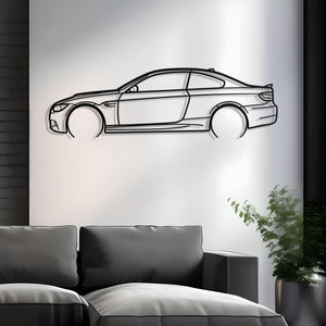 2013 BMW M3 E92 Metal Silhouette