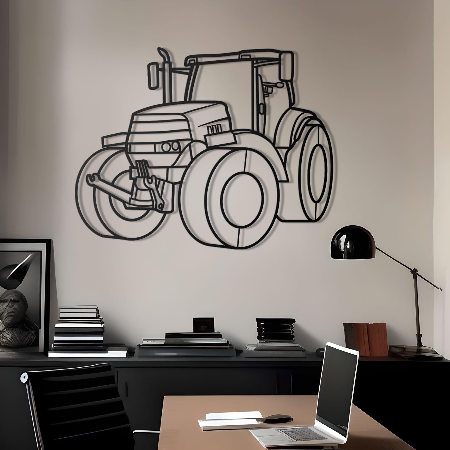 2013 Case IH Puma 230 Diagonal Detailed Metal Silhouette