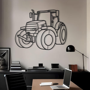 2013 Case IH Puma 230 Diagonal Detailed Metal Silhouette