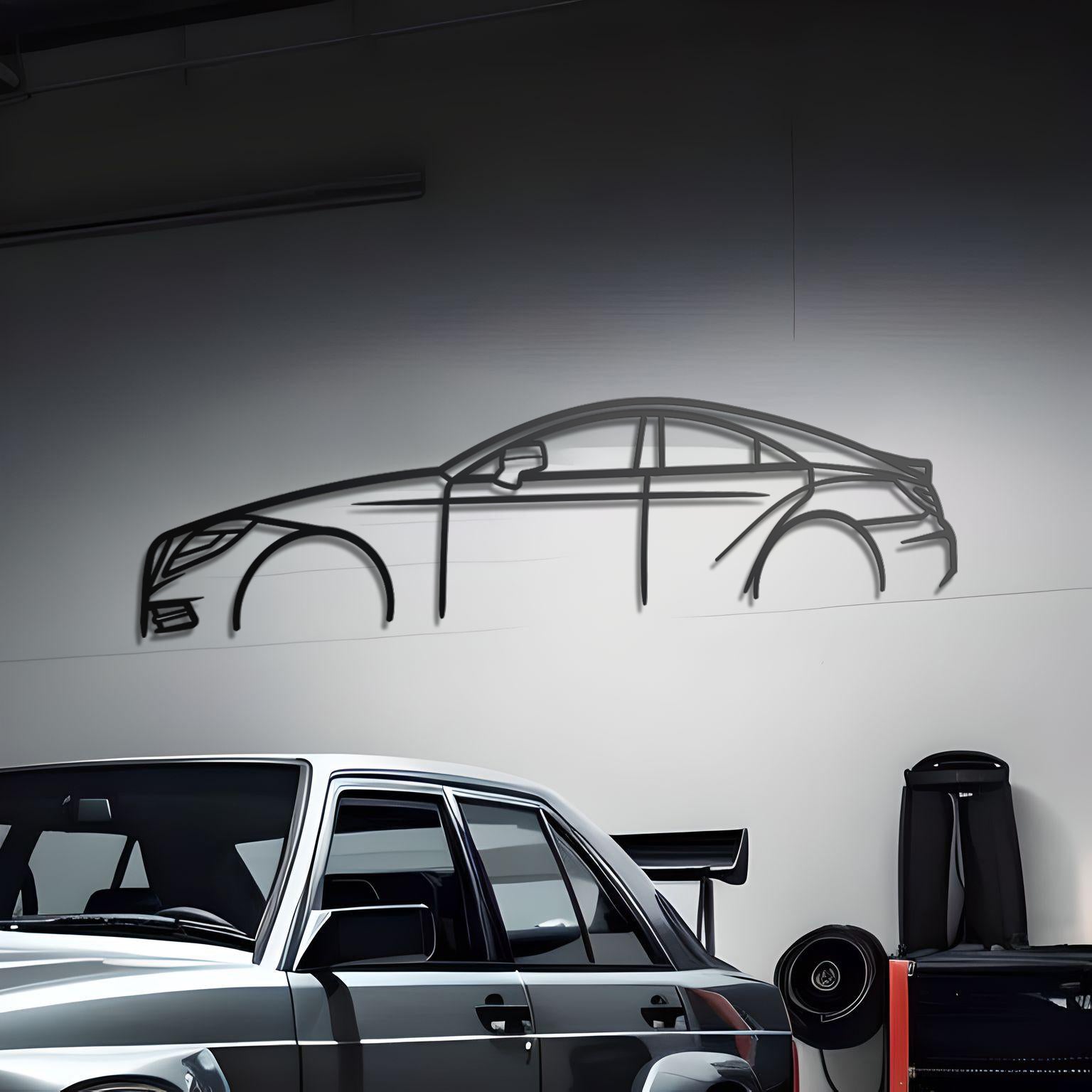 Mercedes-Benz CLS 550 Metal Wall Decor
