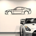 2015 Scion FR-S Metal Car Silhouette