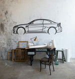 2016 BMW M2 Metal Silhouette Wall Decor