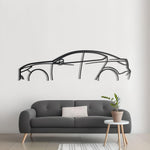 2017 Mazda3 Sedan Detailed Metal Silhouette