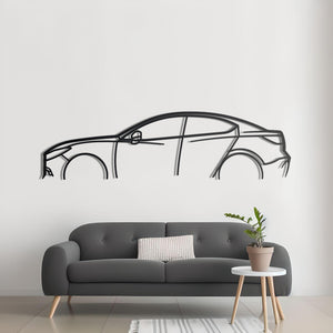 2017 Mazda3 Sedan Detailed Metal Silhouette