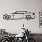 2018 Chevrolet Camaro Detailed Metal Car Silhouette