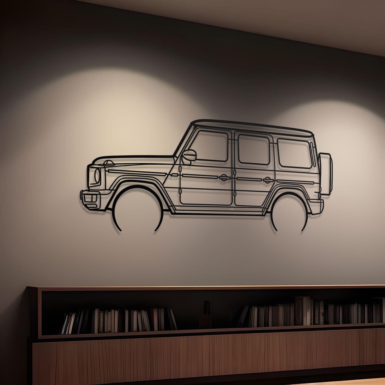Mercedes-Benz G-Class 2020 Metal Silhouette