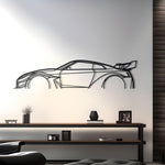 2020 Nissan GT-R R35 Liberty Walk Metal Wall Art