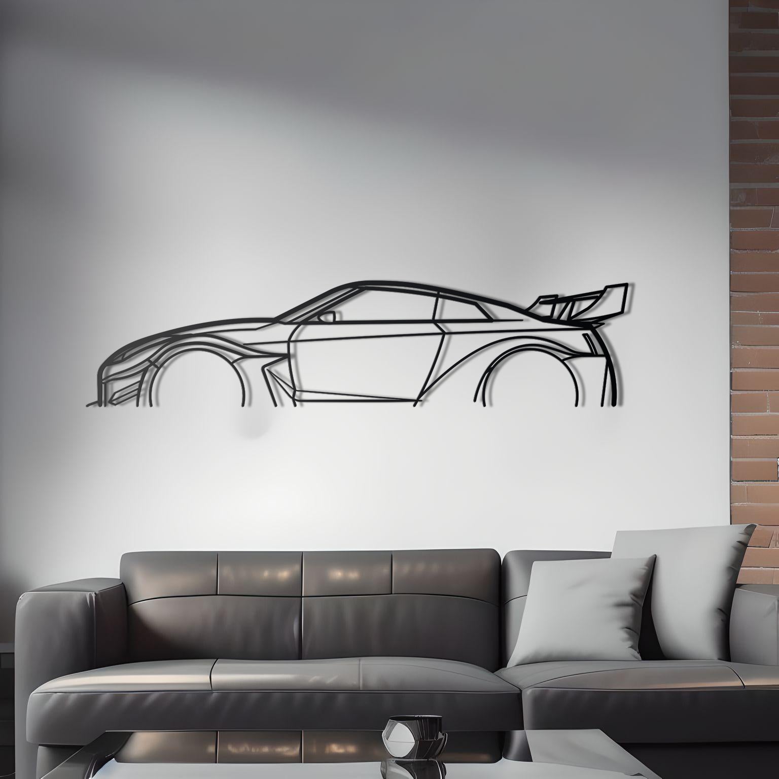 2020 Nissan GT-R R35 Liberty Walk Metal Wall Art
