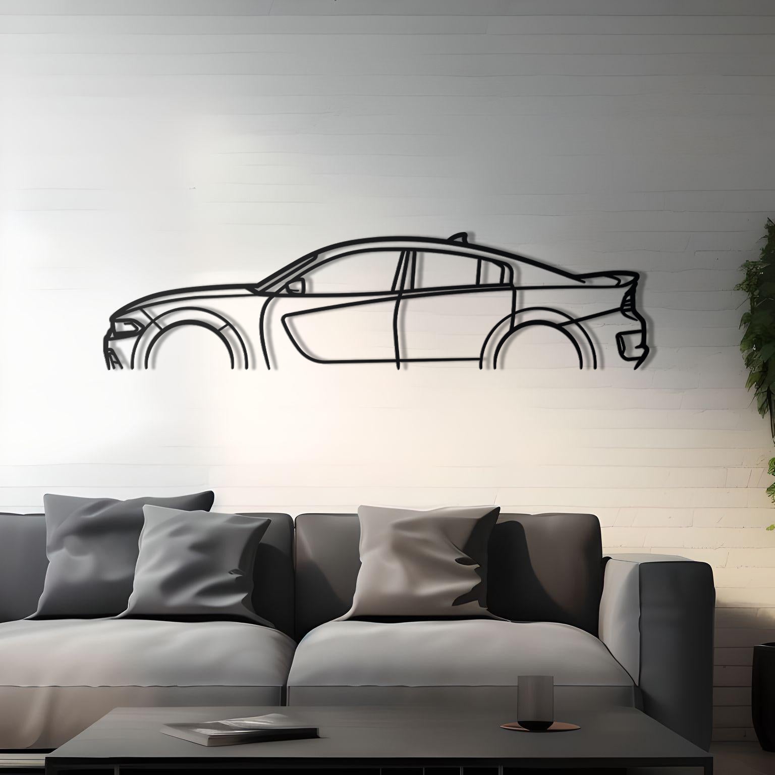 2021 Dodge Charger Scat Pack Metal Wall Decor