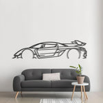 2022 Koenigsegg Jesko Detailed Metal Wall Art