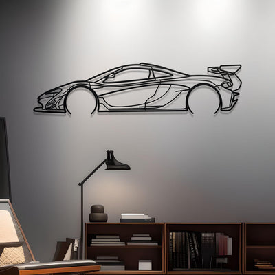 2022 McLaren P1 GTR Metal Silhouette