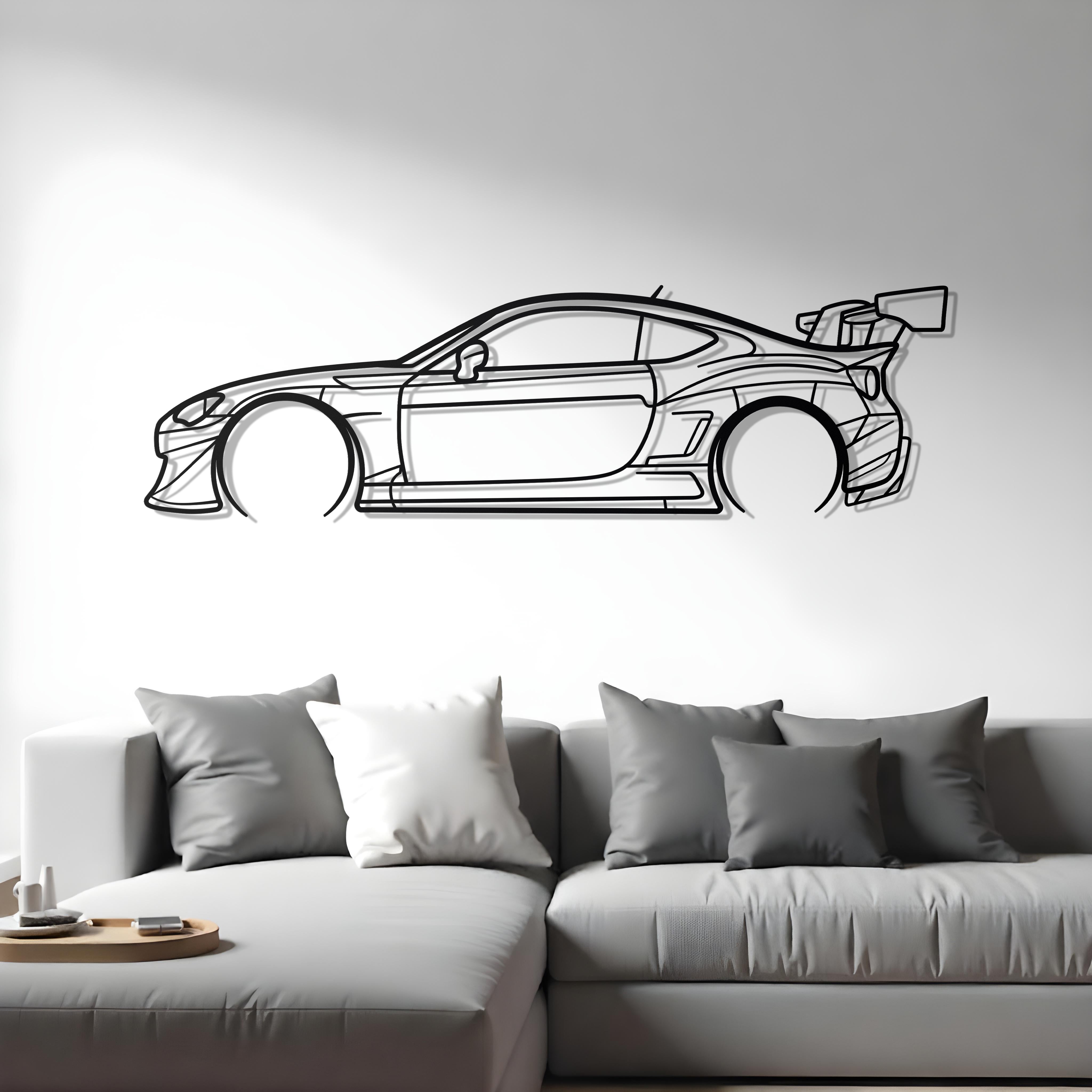 2022 Subaru BRZ Pandem V3 Metal Silhouette