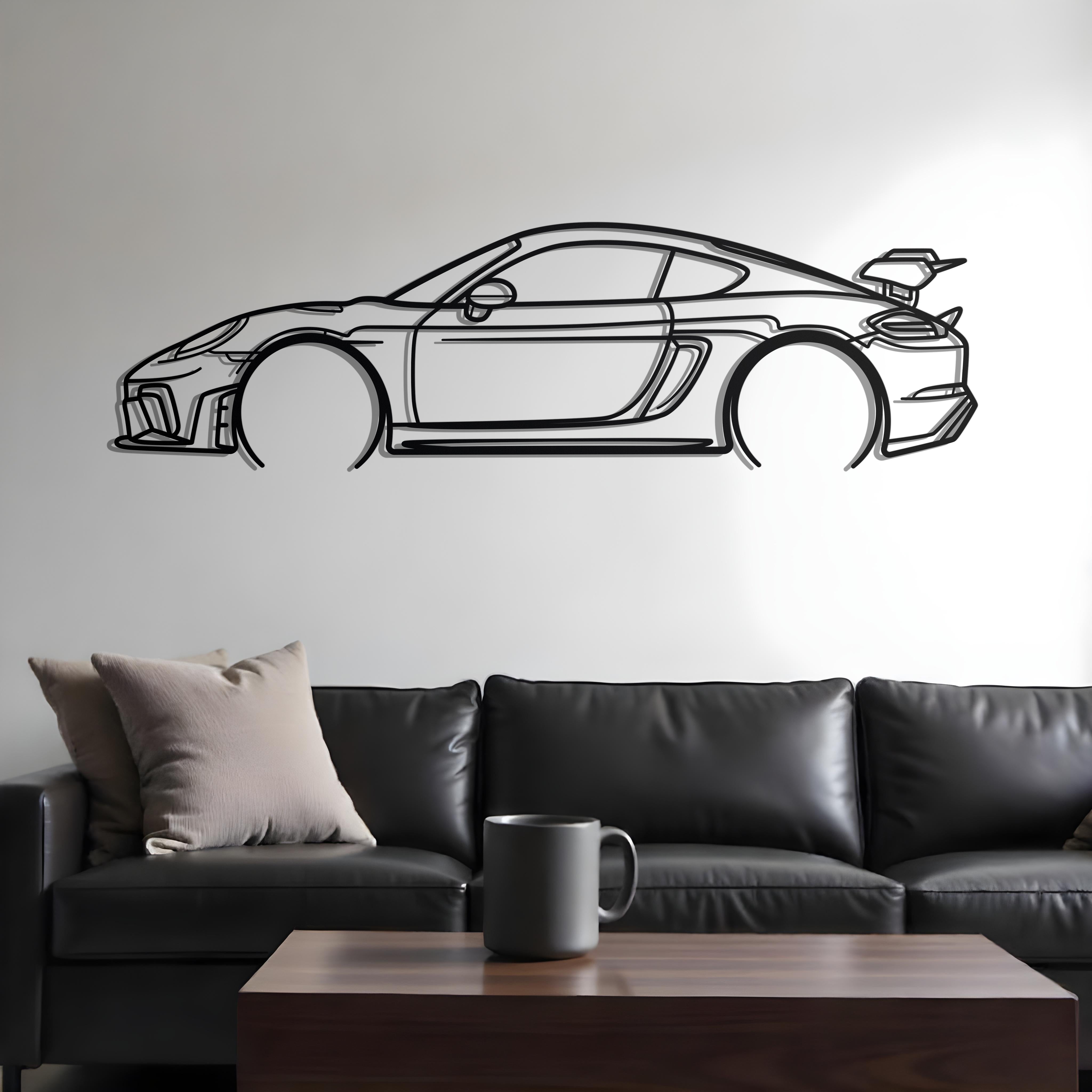 2023 Porsche 718 GT4 RS Metal Silhouette