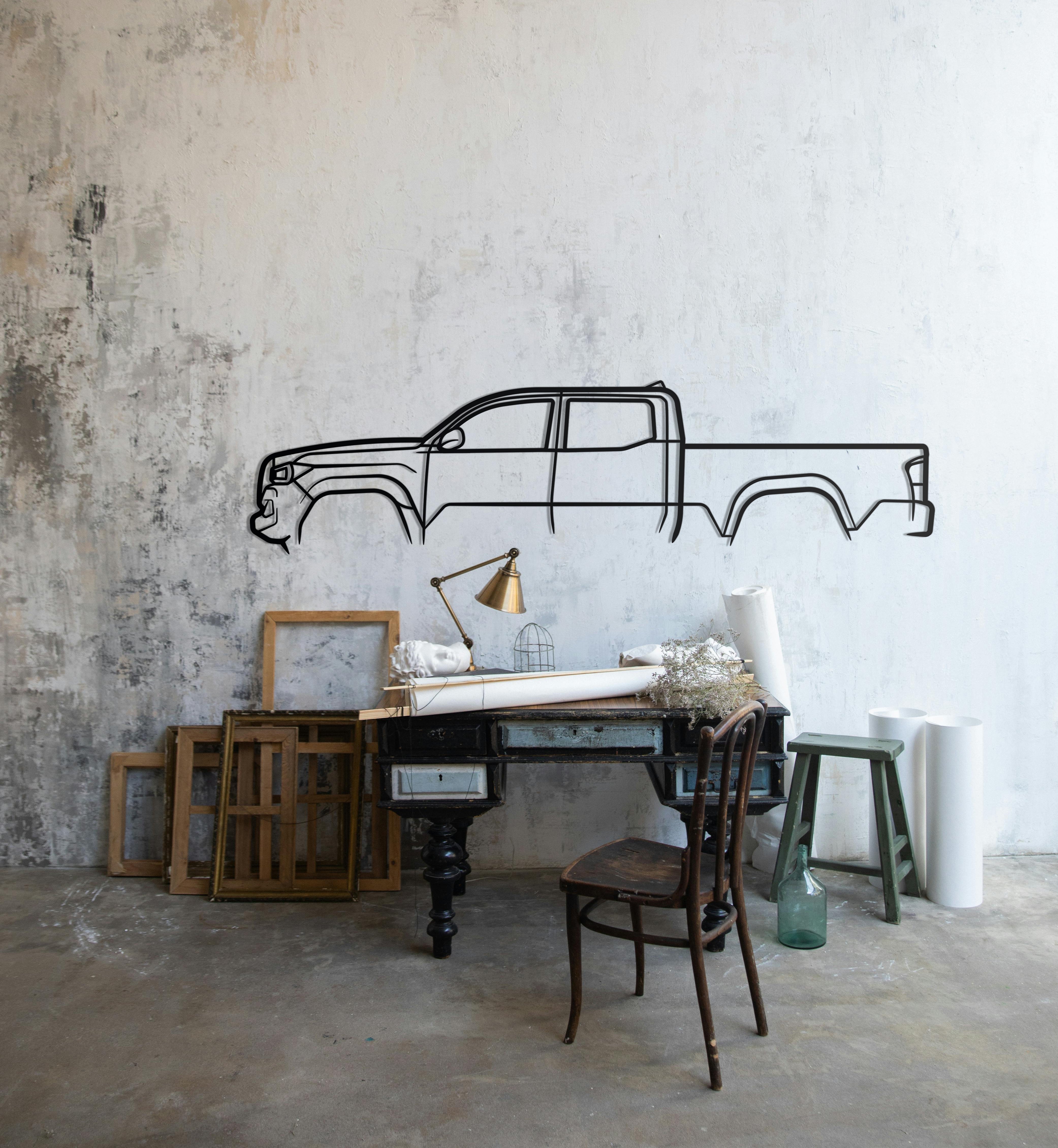 2023 Toyota Tacoma Metal Wall Decor