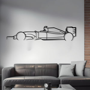 2024 Formula (F1) Detailed Metal Car Silhouette
