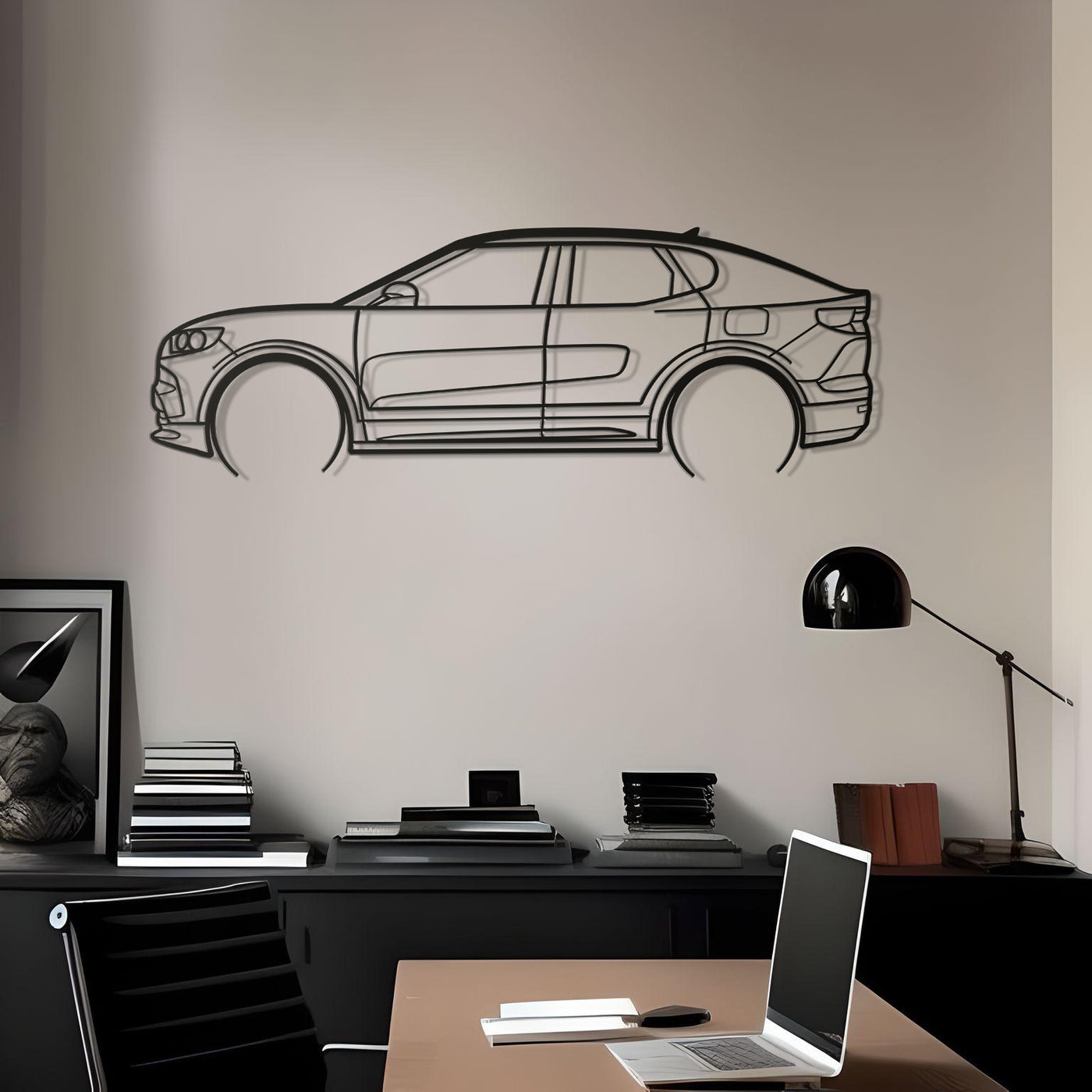2025 Ford Capri Metal Silhouette