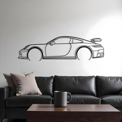 2025 Porsche Carrera Metal Silhouette