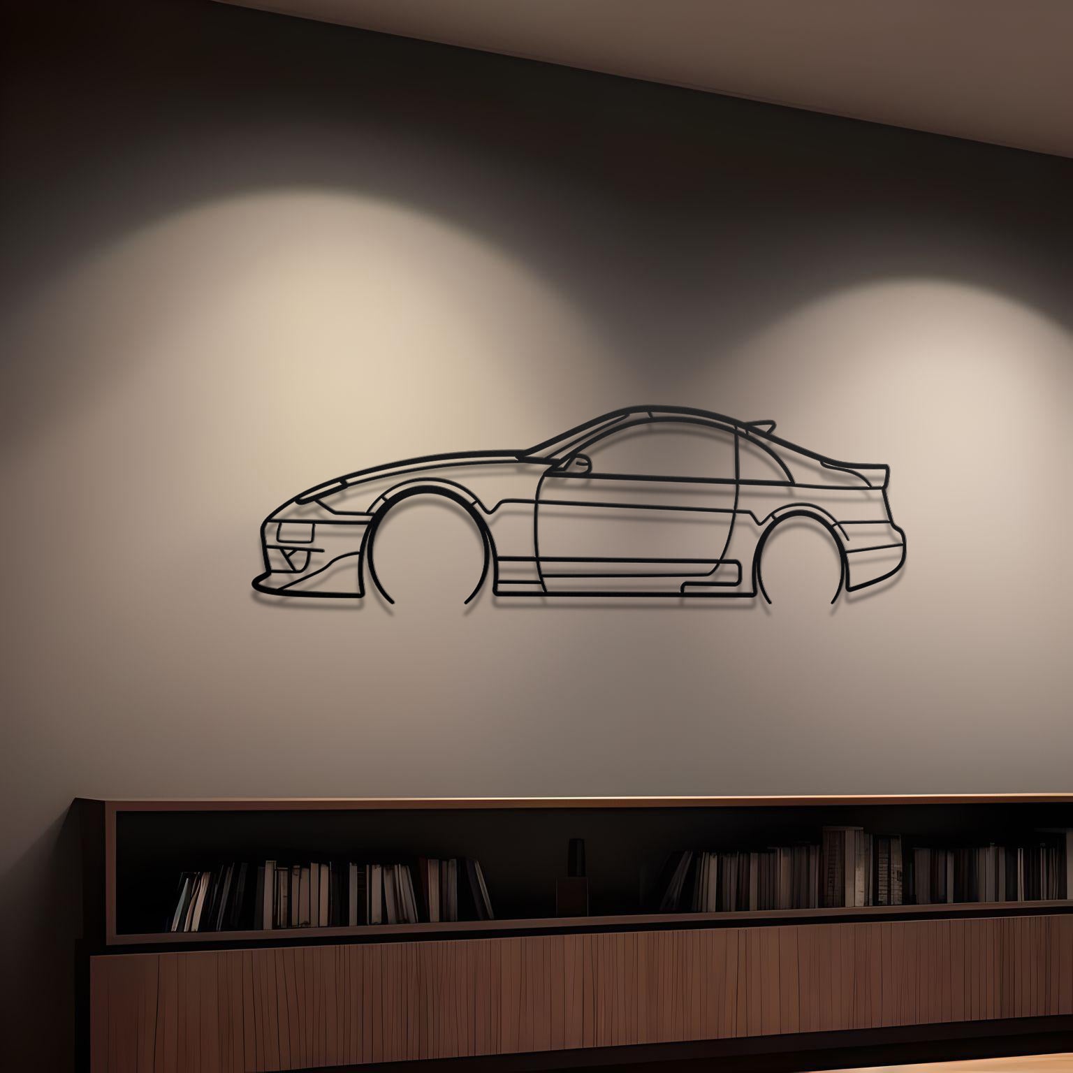 2000 Nissan 300ZX Z32 Metal Silhouette