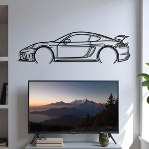 2023 Porsche 718 GT4 RS Metal Silhouette