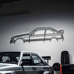 1995 BMW E36 M3 GT Detailed Metal Wall Decor