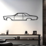 1965 Buick Riviera Metal Silhouette
