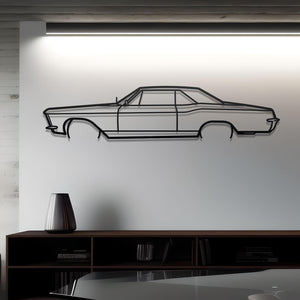 1965 Buick Riviera Metal Silhouette