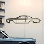 1965 Buick Riviera Metal Silhouette